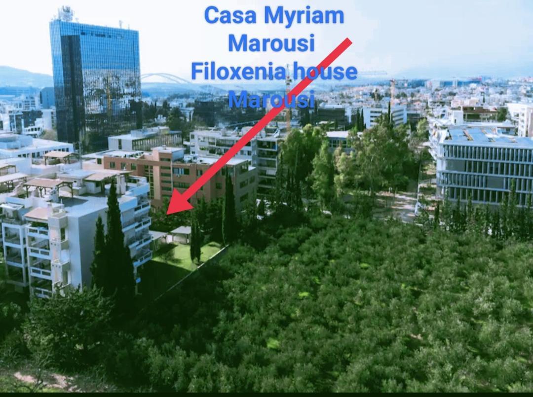 Ferienwohnung Filoxenia House Marousi -Private Parking- Athen Exterior foto